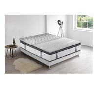 SAMPUR Sur-matelas 90x190-200 cm - Mousse mémoire de forme 50 kg/m³ - Ferme - CAMBRIDGE