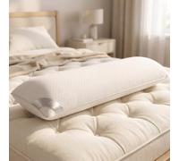 SAMPUR - Traversin Prestige | Bloc à mémoire de Forme microperforée | Déhoussable et Lavable | Soutien et adaptabilité (150_cm)