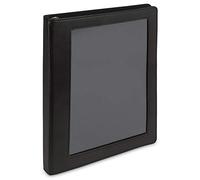 Samsill Classeur de présentation professionnel à 3 anneaux, classeur avec fenêtre de couverture transparente, anneaux ronds de 12,7 cm pouvant contenir 100 feuilles (21,6 x 27,9 cm), noir