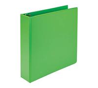 Samsill Earth's Choice Classeur durable à 3 anneaux, personnalisable, anneaux ronds de 5,1 cm, jusqu'à 25% de plastique végétal, vert citron
