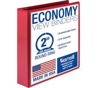 Samsill Value View à anneaux 5,08 cm / 2" 2 - Inch Red