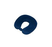 Samsonite TA Revolution - Coussin Cervical en Mousse à Mémoire, Ergonomique & Confortable, Coussin de Voyage pour Avion, Voiture & Voyages, Bleu (Midnight Blue)