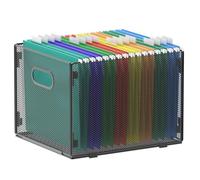 samstar Boîte de rangement en maille pour dossiers suspendus, format A4