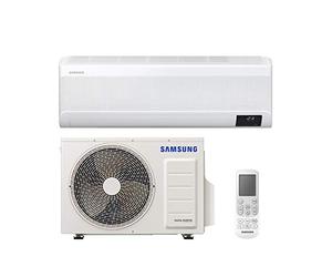 Samsung WindFree Elite, climatiseur monoplat pompe à chaleur 9000 BTU SmartThings IA WiFi, GAS R32 AR09TXCAAWKNEU+AR09TXCAAWKXEU, Efficacité énergétique