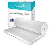 Samtena Surmatelas 90 x 200 cm, hauteur 7 cm, Edition Royal, surmatelas en mousse viscoélastique, doux et soulage la pression pour un meilleur confort de sommeil