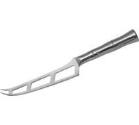 SAMURA Couteau universel professionnel ultra-tranchant, grand, en acier inoxydable japonais AUS 8, lame de 12,5 cm, manche en acier, ergomique, inoxydable, couteau de chef, couteau d'office