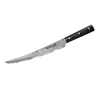 SAMURA Damascus 67 couteau à trancher 230mm/9. manche micarta. Dureté 61 HRC