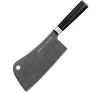 Samura MO-V 7" Stonewash Cleaver - Couteau de cuisine japonais en acier de première qualité pour hacher et trancher avec précision, idéal pour les professionnels de la cuisine et les chefs à domicile