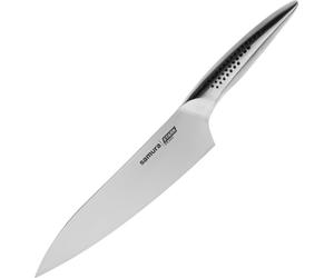 Samura STARK 7.8'' Grand Santoku Knife - Couteau de cuisine utilitaire en acier japonais de première qualité pour la préparation polyvalente des aliments et l'excellence culinaire