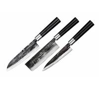 Samura Super 5 Professional Set de cuisine japonais avec trois couteaux