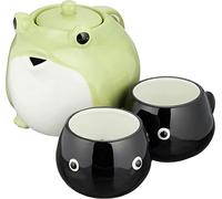 San Art Gift Goods Store Théière et tasse à thé en forme de grenouille
