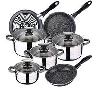 San Ignacio Dina Batterie de cuisine 8 pcs et 3 poêles à frire 18,20,24cm Magefesa K2