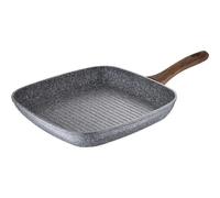 San Ignacio Poêle grill 28 x 28 cm en aluminium forgé, compatible avec induction, collection Daimiel de la marque -