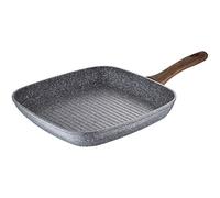 San Ignacio Q3244 Poêle grill 28 x 28 cm en aluminium forgé, compatible avec induction, collection Daimiel de la marque