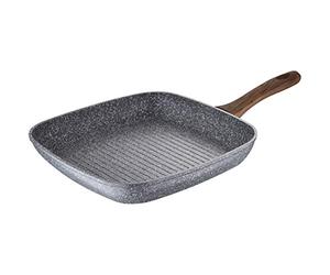 San Ignacio Q3244 Poêle grill 28 x 28 cm en aluminium forgé, compatible avec induction, collection Daimiel de la marque