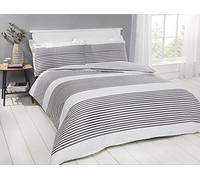 Sanctuary Harper Parure de lit 100% Coton avec Housse de Couette et taie d'oreiller pour lit Simple