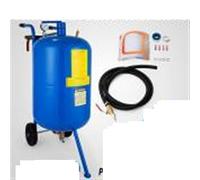 Sand Blaster 10Gal Pot Sandblaster 125 Psi Kit complet de sablage à pression for le traitement de surface spécial du matériau(75L Blue)
