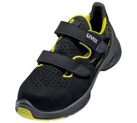 sandales uvex 1 G2 S1 noir, jaune largeur 14 Gr. 35