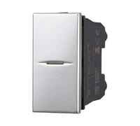 SANDASDON SD20011T Interrupteur axial 1P 16 A Unipolaire Silver compatible Bticino Axolute