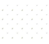 Sanders & Sanders papier peint fleurs jaune ocre et blanc 53 cm x 10 m