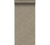 Sanders & Sanders papier peint motif chevron marron 53 cm x 10 m