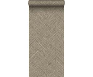 Sanders & Sanders papier peint motif chevron marron 53 cm x 10 m