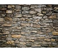 Sanders & Sanders papier peint panoramique brique marron et beige 375 x 270 cm