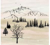 Sanders & Sanders papier peint panoramique paysage beige 300 x 280 cm