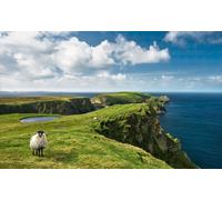 Sanders & Sanders papier peint panoramique paysage irlandais vert et bleu 450 x 280 cm