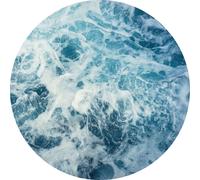 Sanders & Sanders papier peint panoramique rond adhésif océan bleu Ø 125 cm