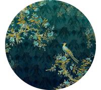 Sanders & Sanders papier peint panoramique rond adhésif Oriental bleu Ø 125 cm