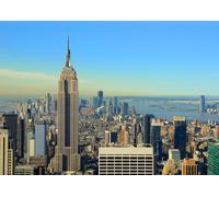 Sanders & Sanders papier peint panoramique vue de la ville bleu et beige 375 x 270 cm