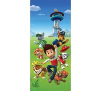 Sanders & Sanders Poster PAW Patrol vert, bleu et rouge - 600777 - 90 x 202 cm