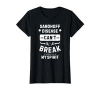 Sandhoff Disease Awareness Fruit of Loom Original T La maladie de Sandhoff ne Peut Pas briser Mon Esprit T-Shirt Graphique avec Valeur, Femme, Noir, L Femme (Lot de 1)