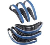 Sanding Belt Bande abrasive 5 pièces 25 * 762mm bandes abrasives for ponceuse à bande pneumatique de broyeur d'oxyde d'aluminium for le meulage du métal grain 60 80 120(60)