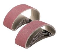 Sanding Belt Bande abrasive 5 pièces bandes abrasives 75x533mm 40/60/80 grain ponceuse fichier ceinture ensemble outils abrasifs accessoires. for le meulage, l'affûtage et dérouillage(5pcs Grit 60)