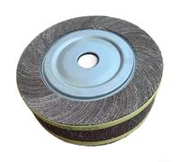 Sandyseptember Disque de ponçage 220 x 80 x 32 mm avec chiffon abrasif de qualité pour polissage et meulage du métal, plusieurs options de grain 40-1000 (A)