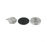 Sandyseptember Lot de 3 couvercles de rechange pour brûleur à gaz et cuisinière électrique - Compatible avec la plupart des brûleurs à gaz et électriques (plat 100)