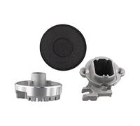 Sandyseptember Lot de 3 couvercles de rechange pour brûleur à gaz et cuisinière électrique - Compatible avec la plupart des brûleurs à gaz et électriques (plat 55)