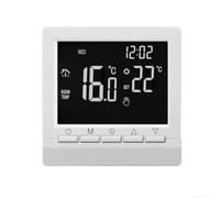 Sandyseptember Thermostat d'ambiance pour chaudière filaire avec écran LCD numérique programmable avec modes de planification hebdomadaire et protection anti-gel intégrée