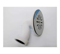 saneaplast metalsant. 751752 - Vanne Fontan p. douche 115 mm siphon PVC/inox BL s & m