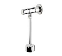 Sanela - Chasse d'eau d'urinoir à fermeture automatique, avec raccord, chrome SLT 150P