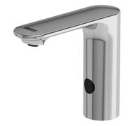 Sanela - Robinet de lavabo électronique, pour eau froide, alimentation secteur, chrome SLU 71