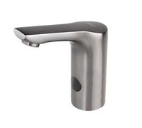 Sanela - Robinet de lavabo électronique, pour eau froide, alimentation secteur, metal grey mat SLU 62HX