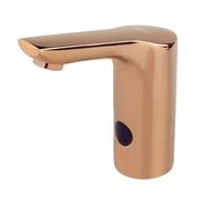 Sanela - Robinet de lavabo électronique, pour eau froide, alimentation secteur, rose doré SLU 62F
