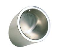 Sanela - Urinoir avec unité de rinçage intégrée, anti-vandalisme, alimentation 230 V CA, inox SLPN 09CZ