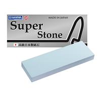 Sanelli Ambrogio, Naniwa Super Stone, Pierre Aiguiseur Professionnel, Grain Moyen #1000, Idéal pour l'Affûtage de Couteaux Normaux, avec Haute Force de Polissage, Splash&Go, Made in Japan