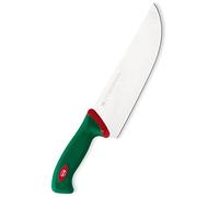 Sanelli Couteau à trancher Ligne Premana, manche ergonomique, lame 25,5 cm, vert/rouge