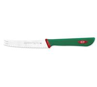 Sanelli Ligne Premana Professional,Couteau Agrumes Cm.11,Acier Inoxydable,Vert et Rouge,