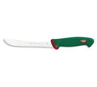Sanelli Ligne Premana Professional,Couteau Dépecer Cm.18,Acier Inoxydable,Vert et Rouge,